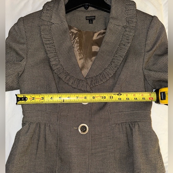 Madison Brown Blazer SZ 4 - Picture 5 of 9